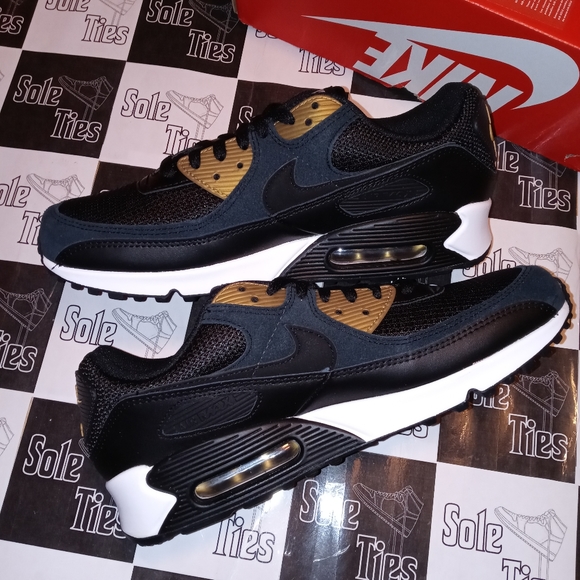 Nike Air Max 90 Black Gold - Picture 6 of 10